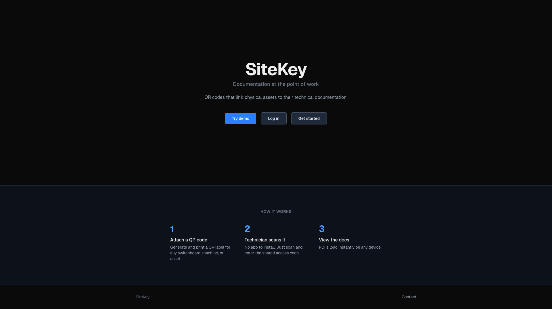 SiteKey screenshot